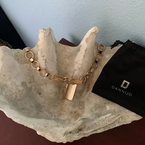 Dannijo chunky gold necklace